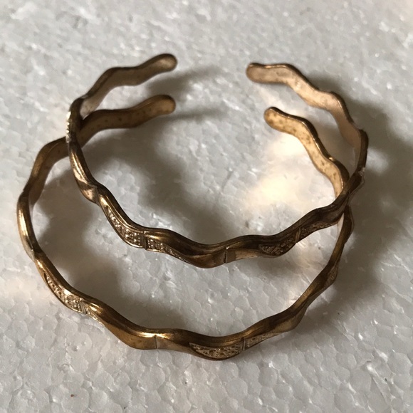 Vintage Bijoux GL cuffs bracelets